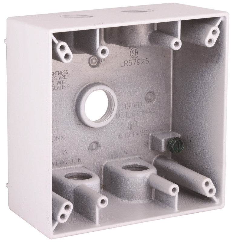 Box Outlet Alum 2g 31cu In Wht