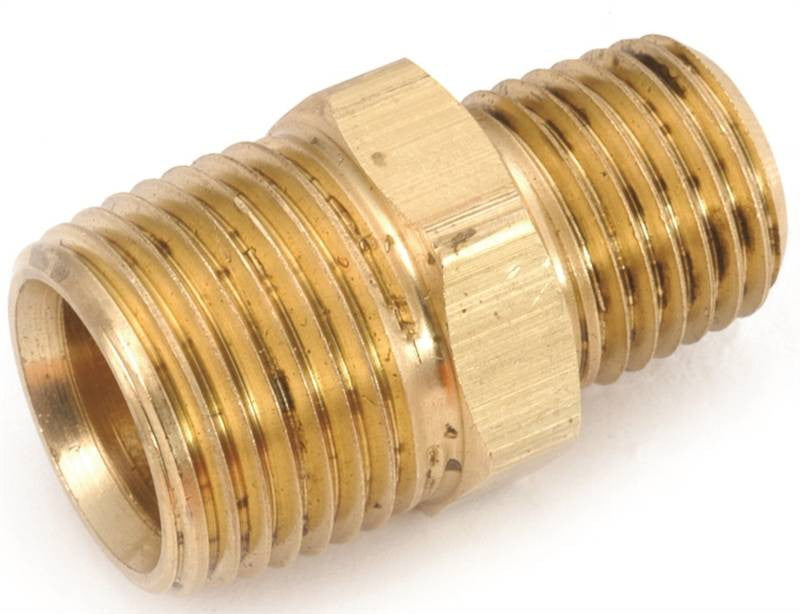 Nipple Red Brass 1-2mx3-8m