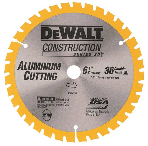 Circ Saw Blade 6-1-2 Carb 36t