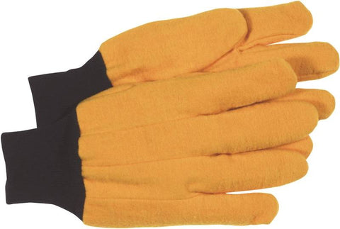 Glove Cotton Chore 2ply Ylw L