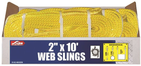 2"x10' 2ply Twisted Poly Sling
