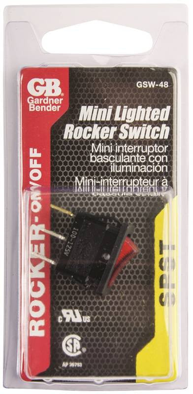 Switch Lgt Rock Mini Spst O-f