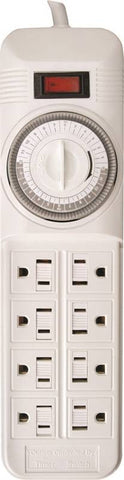 Bar Pwr 8-outlet Wht