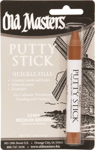 Putty Stick Wood Medium Brown