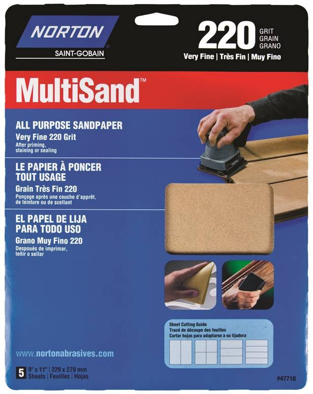 Sandpaper Al Oxide 9x11in P220