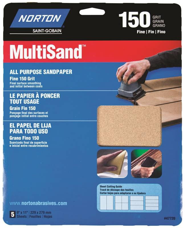 Sandpaper Al Oxide 9x11in P150