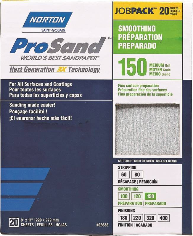 Sandpaper Al Oxide 9x11in P150