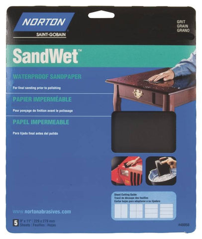 Sandpaper Wet-dry 9x11in Asst