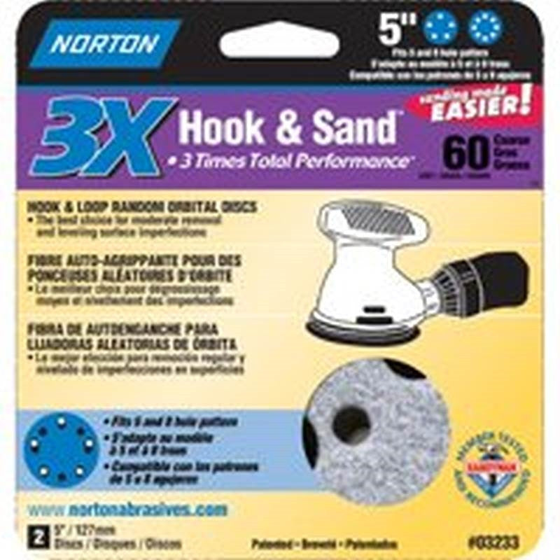 5 X Uh 3x Handy Pack  60 Grit