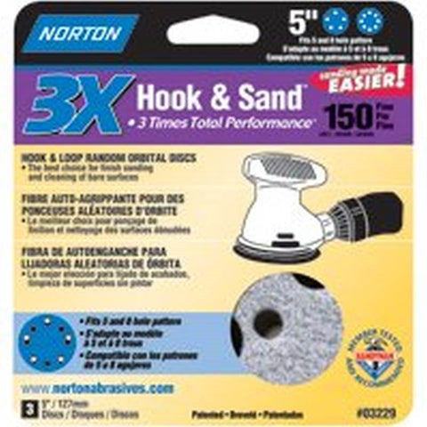 5xuh 3x H&l Sand Disc 150