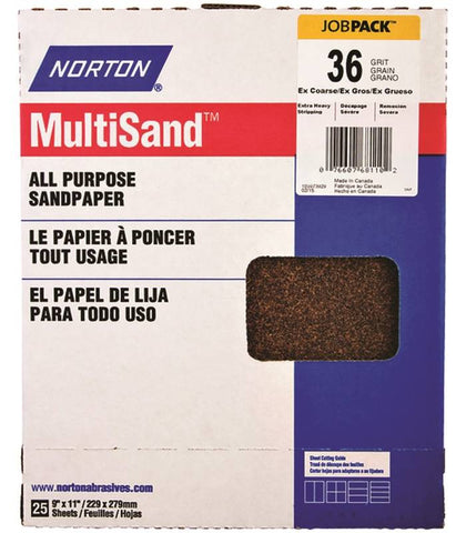 Sandpaper Al Oxide 9x11in P36d