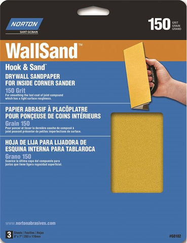 Sandpaper Drywall 8x7in P150