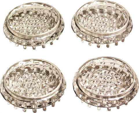 Spiked Cups Rnd 1-5-8in Clear