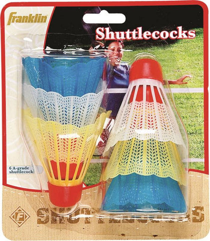 Shuttlecocks Plastic Set Of 6