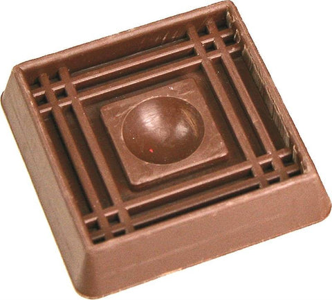 Cup Square Rubber 1-5-8in Brn
