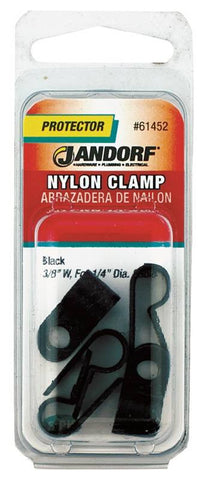Clamp Nylon Blk 3-8x1-4