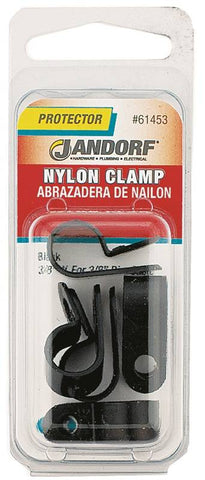 Clamp Nylon Blk 3-8x3-8