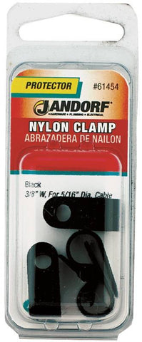 Clamp Nylon Blk 3-8x5-16