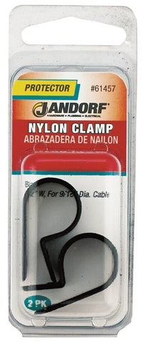 Clamp Nylon Blk 1-2x9-16