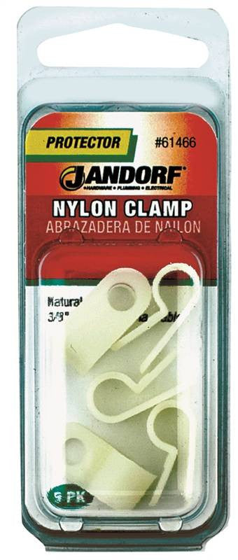 Clamp Nylon Nat 3-8x1-4