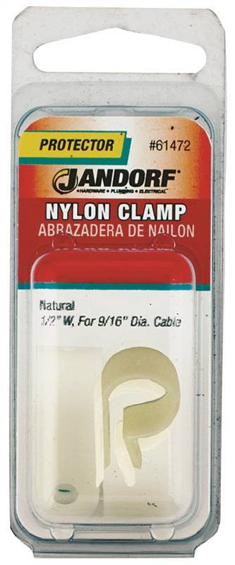 Clamp Nylon Nat 1-2x9-16