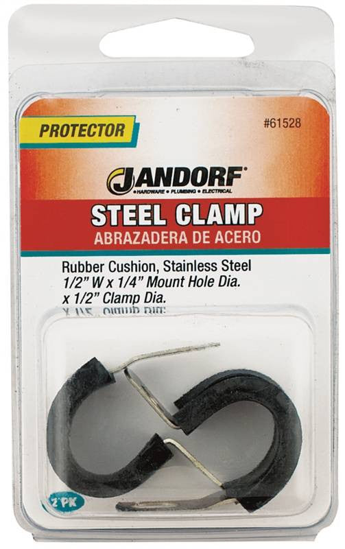 Clamp St Steel Rubber Cu