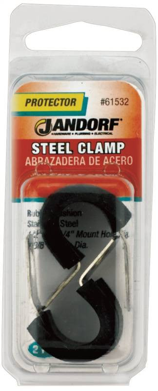 Clamp St Steel Rubber Cu