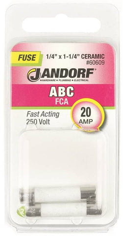 Fuse Abc 20a Fast Acting