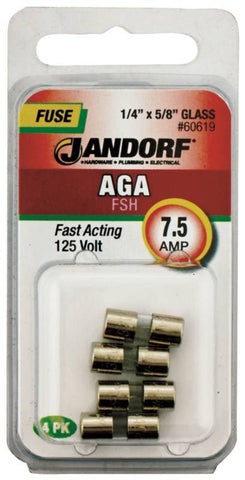 Fuse Aga 7.5a Fast Acting