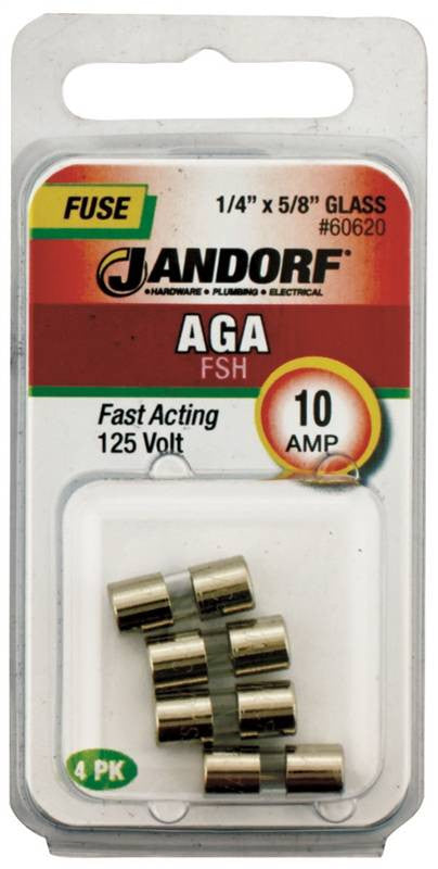 Fuse Aga 10a Fast Acting