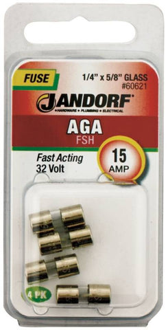 Fuse Aga 15a Fast Acting