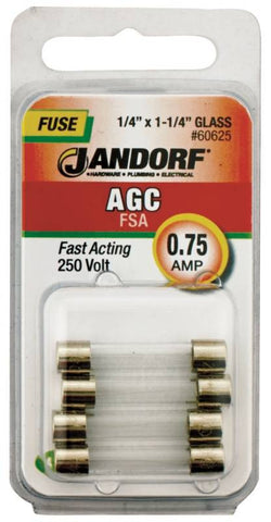 Fuse Agc .75a Fast Acting