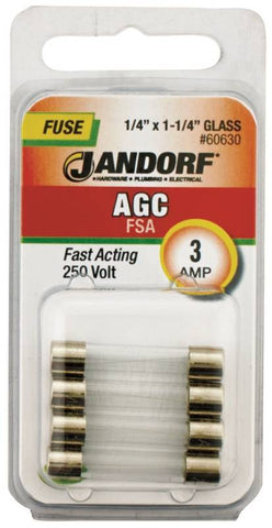 Fuse Agc 3a Fast Acting