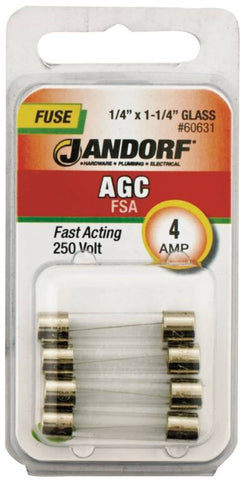 Fuse Agc 4a Fast Acting