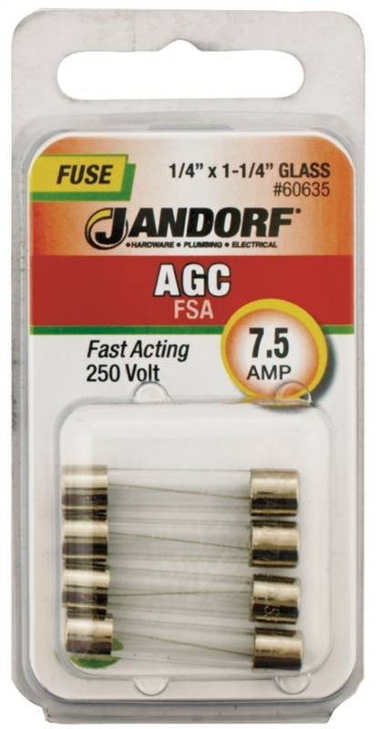 Fuse Agc 7.5a Fast Acting