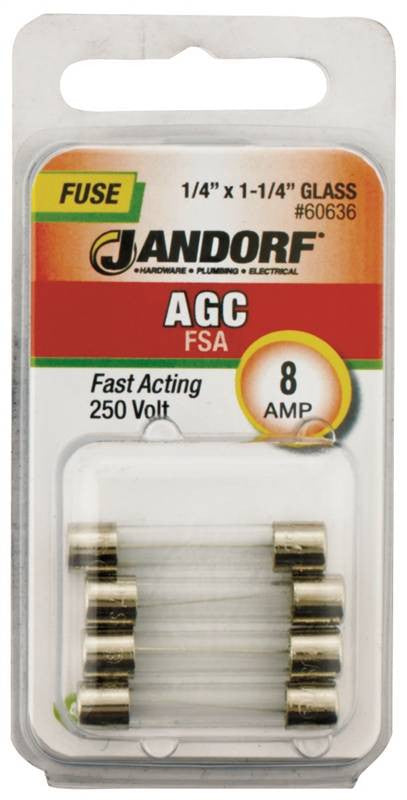 Fuse Agc 8a Fast Acting