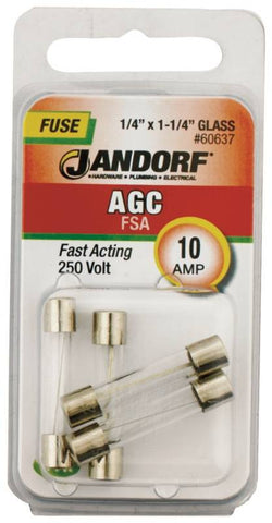 Fuse Agc 10a Fast Acting