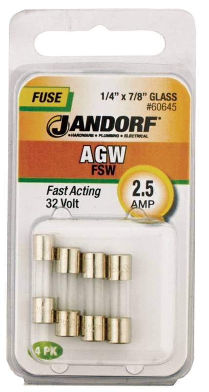 Fuse Agw 2.5a Fast Acting