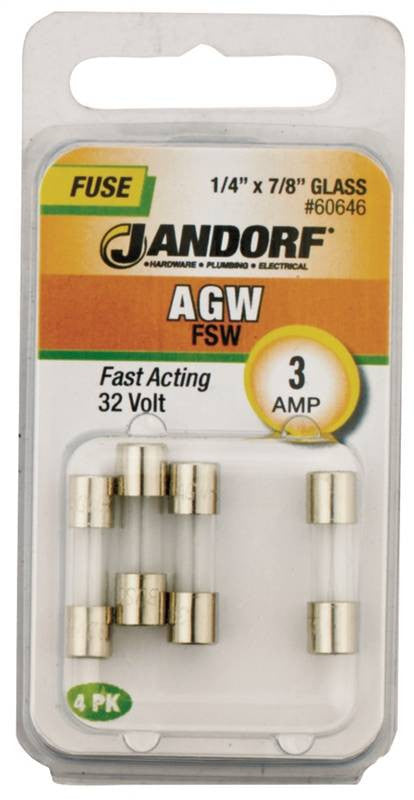 Fuse Agw 3a Fast Acting