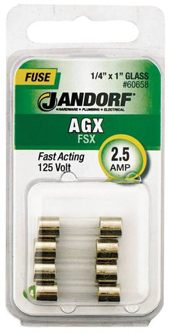 Fuse Agx 2.5a Fast Acting