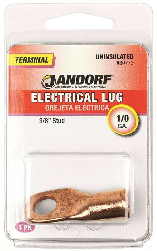 Terminal Elec Lug 1-0 Un 3-8in