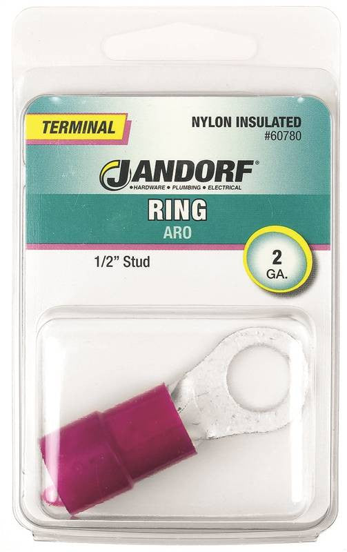 Term Ring 2stud Nyln Insul 1-2