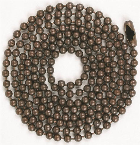 Chain Bead W-con No 6 3ft Brz