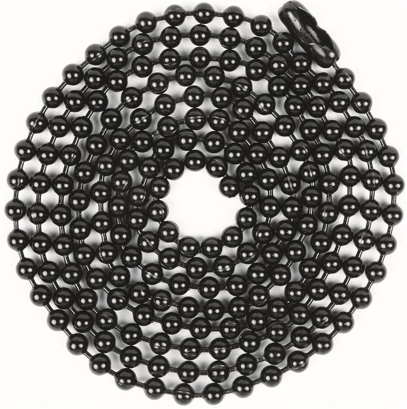 Chain Bead W-con No 6 3ft Blk