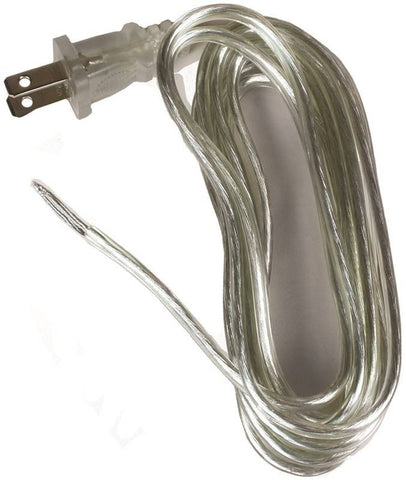 Cord Lamp 18-2-spt-2 8ft Slvr