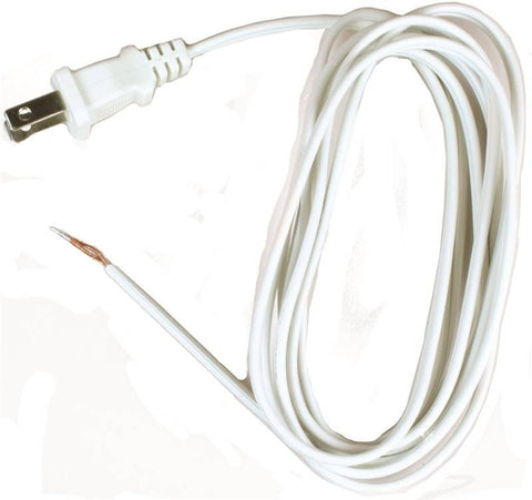 Cord Lamp 18-2-spt-1 8ft White