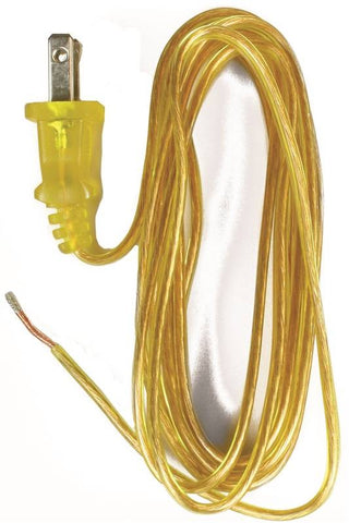 Cord Lamp 18-2-spt-1 8ft Gold