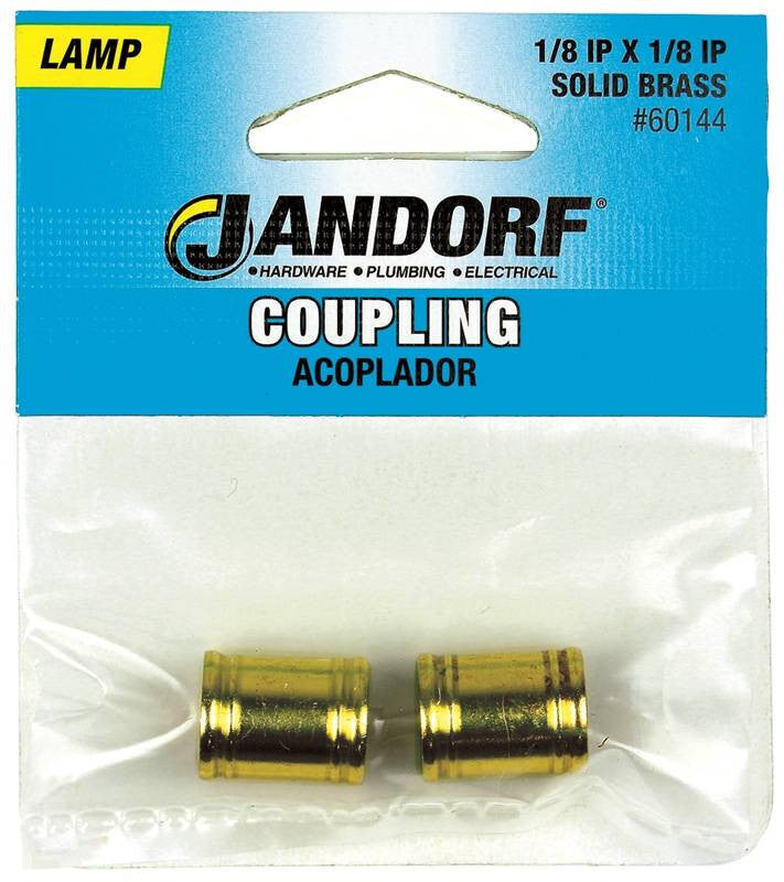 Coupling 1-8 Ip Solid Brass