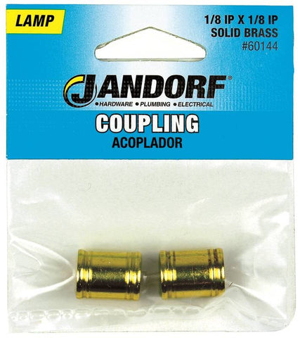 Coupling 1-8 Ip Solid Brass