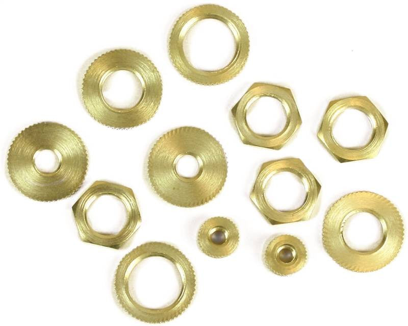 Locknuts Assorted Solid Brass